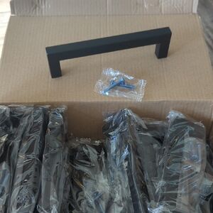 35 Matte Black Cabinet Pull Handles